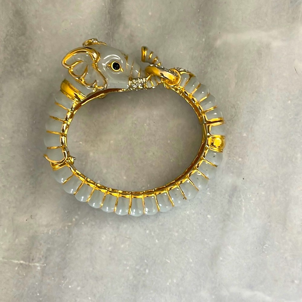 Kenneth Jay Lane Elephant Bracelet